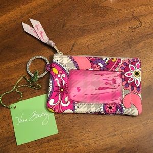 Vera Bradley ZIP ID case/Paisley Meets Plaid